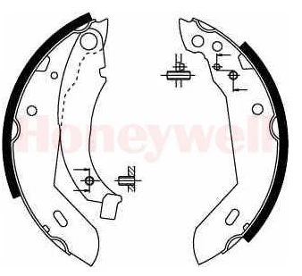 FOR PEUGEOT 205 309 1984-1998 NEW  REAR BENDIX BRAKE SHOE SET OE QUALITY - Image 1 of 1