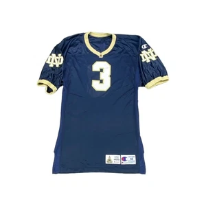 Camiseta de fútbol irlandesa de lucha campeona de Notre Dame de colección para hombre 48 LIBRERÍA #3 Joe - Imagen 1 de 12