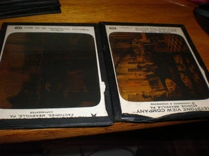 Vintage Lot 2 Magic Lantern Glass Slides Keystone View Co. Denmark Senes - Picture 1 of 3
