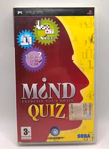 MIND QUIZ EXERCISE YOUR BRAIN - PLAYSTATION PSP PORTABLE - Picture 1 of 3
