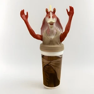 Vintage Star Wars Jar Jar Binks Tumbler w/ straw Episode 1- 1999 - Picture 1 of 4