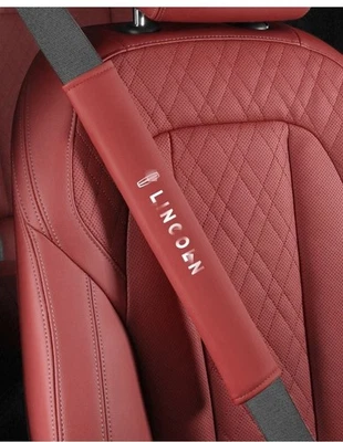 Fit For Lincoln 2pcs Car Seat Belt Cover Shoulder Cushion Pad Accessories - Image 1 of 4