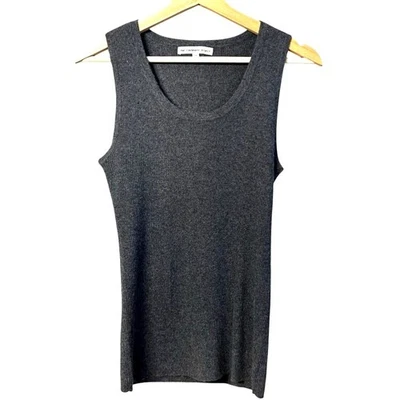 The Cashmere Project Womens Ribbed Cashmere Tank Top Size M Quiet Luxury Capsule - Image 1 of 4