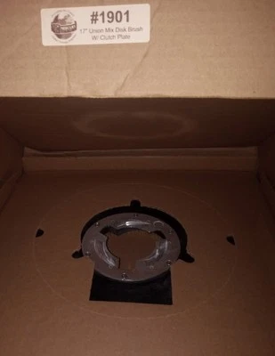 Cepillo exfoliante pulidora de piso Union Mix Mecury # 1901 17" con placa de embrague (nuevo) Foto 1 de 4