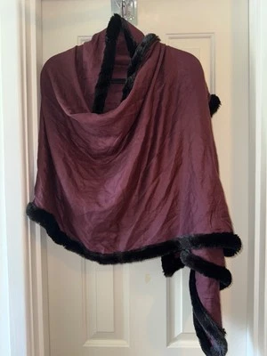 Dennis Basso 25 x 65 дюймов отделка искусственным мехом ВИНО A229351 - Изображение 1 из 2