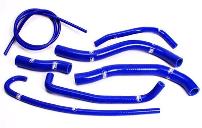 BLUE Samco Silicon Rad Hoses fit Suzuki GSX R 600 SRAD 1996-1999 - Image 1 of 4