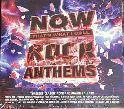 VARIOUS ARTISTS "NOW THAT'S WHAT I CALL ROCK ANTHEMS" NEW ORIGINAL 2024 UK 4CD - Image 1 of 2