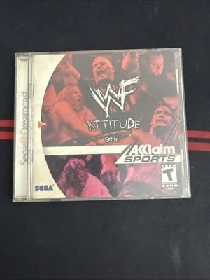WWF Attitude (Sega Dreamcast, 1999) Complete Tested Fast Shipping - Image 1 of 3