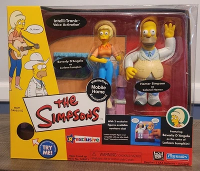 Playmates WOS Simpsons Playset - Mobile Home - Lurleen Lumpkin Homer MISB - Image 1 of 2