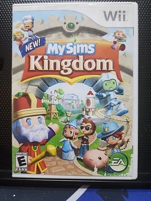 MySims Kingdom (Nintendo Wii, 2008) Fully Tested And Complete Damage Cover Art - Image 1 of 3
