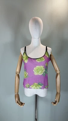 Dolce & Gabbana Intimo Camiseta de malla vintage para mujer Talla L Foto 1 de 4