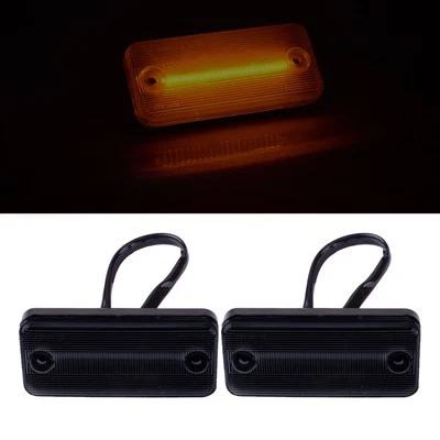 2x Amber LED Side Marker Light Fender Lamp Fit for Fiat Ducato Peugeot Boxer jh - image 1 of 4