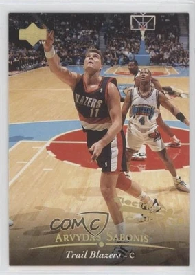 1995-96 Upper Deck Gold Electric Court Arvydas Sabonis #267 Rookie RC HOF - Image 1 of 2