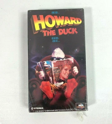 Howard the Duck VHS with MCA Universal Watermarks 1986 Sealed - Image 1 of 4