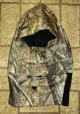 Game Winner Hooded Balaclava Face Cover Camo Hunting Mask. One Sz. New. - Image 1 of 3