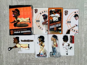 Lote de Bobblehead de Pence Bumgarner Sandoval Krukow de los Gigantes de San Francisco abierto con caja - Imagen 1 de 24
