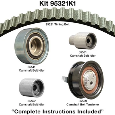 Kit de correa de distribución de motor Dayco 95321K1 para 01-04 Volkswagen Beetle Golf Jetta Foto 1 de 4