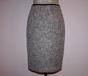 Nueva con etiquetas Falda Multicolor Tory Burch para Mujer $295 Emma Forrada Talla 6 - Imagen 1 de 5