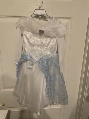 Disney Store Cenicienta Vestido de Boda Vestido Disfraz Niño Talla XS 4 Corazón Camafeo Foto 1 de 4