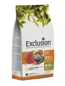 Exclusion Mediterraneo Noble Grain Puppy Rind medium 12 kg - Bild 1 von 1