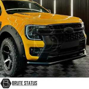 Ford Ranger 2023+ T9 City Bar Matt Black (Nudge Spoiler Bumper Guard Bull bar) - Picture 1 of 8