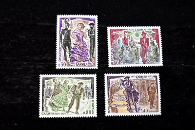 JUEGO CARMEN MONACO 1975 S 964-967 MNH Foto 1 de 3