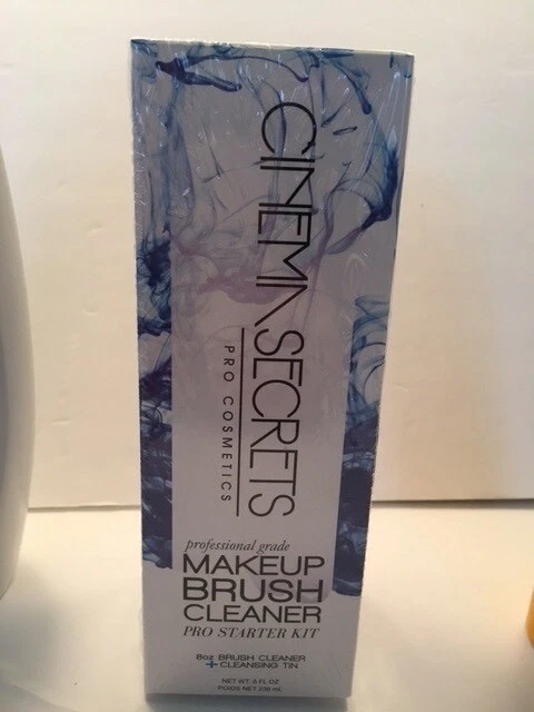 Kit de inicio profesional limpiador de brochas de maquillaje Cinema Secrets (8 oz + estaño) con lima de uñas gratis Foto 1 de 1