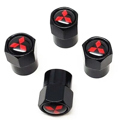 Tapones antipolvo para válvula de rueda Mitsubishi. Outlander ASX Mirage Eclipse Shogun L200 etc. Foto 1 de 4