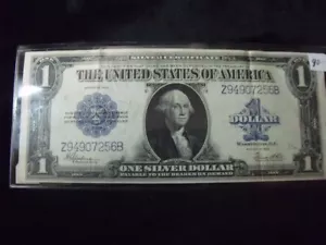 FR. Coperta da cavallo" 237 1923 $1 DOLLARO CERTIFICATO ARGENTO NOTA EXTRA FINE ZB - Foto 1 di 7