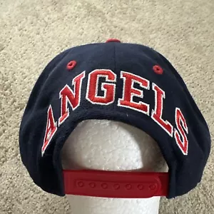 VTG Anaheim Angels Hat Cap Mens Blue Red Snapback Blockhead American Needle 90s - Picture 1 of 10
