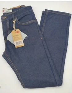 Levis 511 Slim Dobby Knit Jean Boys Size 16 Reg 28 x 30 NWT Dark Blue Jeans - Picture 1 of 2