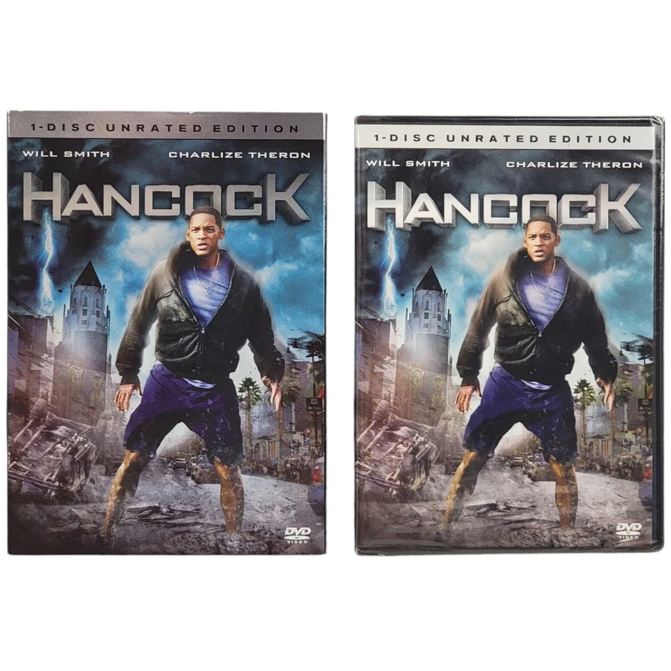 Will Smith Hancock 1-Disc Unrated Edition DVD Columbia 2008 Foto 1 de 4