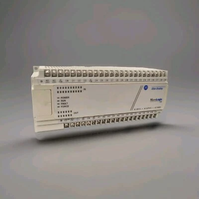 Allen Bradley 1761-L32AAA Micrologix 1000 120/240VAC Controller Module Digital - Image 1 of 3