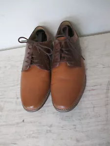 Herren Robert David braune Sattel 2-farbig braune Anzugschuhe Größe 10 1/2EEE - Bild 1 von 9