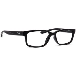 Nike Eyeglasses 7103 001 Matte Black Square Frame 52[]15 140 - Picture 1 of 6
