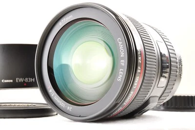 Canon EF 24-105mm F4 L IS USM Zoom Lens w/Hood Near Mint +5 From Japan #3129 - image 1 of 4