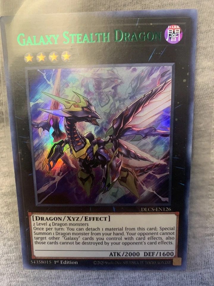 Yu-Gi-Oh! TCG Galaxy Stealth Dragon (Green) Dragons of Legend: The Complete... - Image 1 of 1
