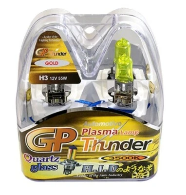 GP Xtreme H3 3500K JDM Golden Yellow High Beam - Fog Light Bulbs BMW Honda Ford - Image 1 of 4