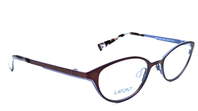 Jean Lafont Youth Mathilde 582 Marrón Ovalado Niñas Anteojos 46mm Foto 1 de 4