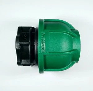 TAPPO A COMPRESSIONE D. 63 FINE LINEA TUBO POLIETILENE RACCORDO IRRIGAZIONE ORTO - Foto 1 di 1