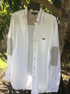 CAMISA HOMBRE MANGA LARGA ECKO UNITED MARCA RINOCERONTE MUNDIALMENTE FAMOSA.  TALLA MEDIANA Foto 1 de 4
