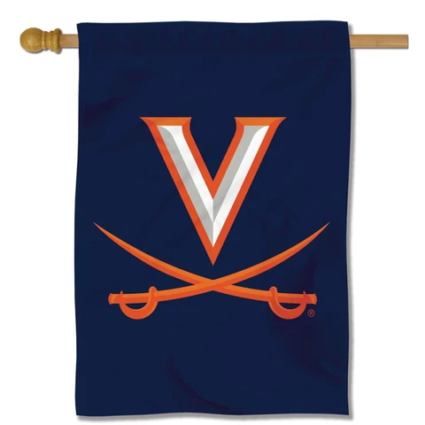 Virginia UVA Cavaliers House and Banner Flag Cover