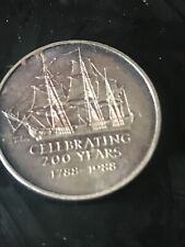 Australian Silver Coin Celebrating 200 Year Building A Nation Together 1788-1988