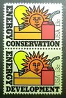 1723 - 1724 MNH 1977 13c Energy Conservation & Development Solar Sun Light Bulb 