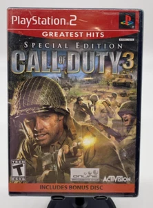 Call of Duty 3 Special Edition PS2 PlayStation 2 GH + Bonus Disc - Complete CIB - Picture 1 of 2