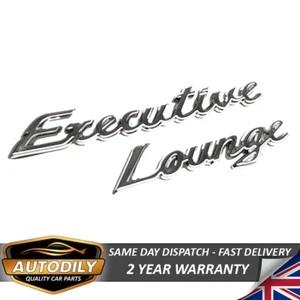 Executive Salotto Distintivo Cromo Per Portellone Posteriore Baule Ali Porta - Foto 1 di 1