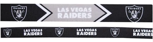 Las Vegas Raiders 2 PC HEADBAND Set NFL Women Ladies Fanband Team Apparel - Picture 1 of 1
