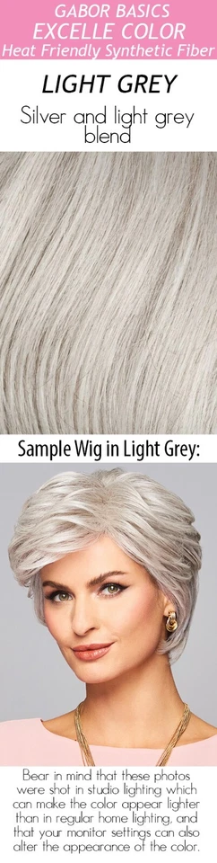 Gabor Essentials Hope Average 18e610 Light Grey Wig