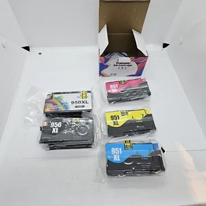 Replacement 950&951 Ink Cartridges for HP Officejet Pro 8100 8600 8610 8615 8616 - Picture 1 of 3