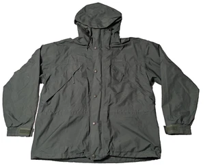 VTG CABELA'S GORE-TEX Men Medium-REG Green Nylon GTX Zip Lined Hooded Jacket - Picture 1 of 22